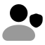 Usershield icon with bulk rounded style