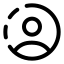 Userstory icon with stroke rounded style