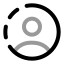 Userstory icon with twotone rounded style