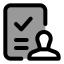 Validationapproval icon with duotone standard style