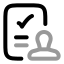 Validationapproval icon with twotone rounded style