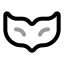Venetianmask icon with twotone rounded style
