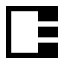 Viewsidebarright icon with solid sharp style