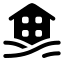 Villa icon with solid standard style