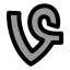 Vine icon with duotone standard style