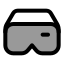 Virtualrealityvr icon with duotone standard style