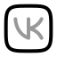 Vksquare icon with twotone rounded style