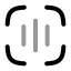 Voiceid icon with twotone rounded style