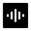 Voice icon with solid sharp style