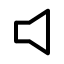 Volumemute icon with stroke sharp style