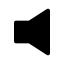 Volume icon with solid sharp style