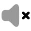 Volumex icon with bulk rounded style