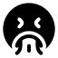 Vomiting icon with solid standard style