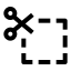Voucher icon with stroke sharp style