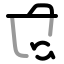 Wasterestore icon with twotone rounded style