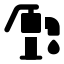 Waterpump icon with solid standard style