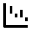 Waterfalldown icon with solid sharp style
