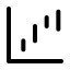 Waterfallup icon with stroke standard style