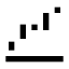 Waterfallup icon with solid sharp style