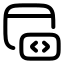 Webdesign icon with stroke rounded style