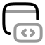 Webdesign icon with twotone rounded style
