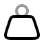 Weight icon with twotone rounded style
