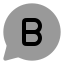 Whatsappbusiness icon with bulk rounded style