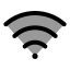 Wifi icon with duotone standard style