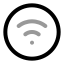 Wificircle icon with twotone rounded style