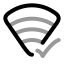Wificonnected icon with twotone rounded style