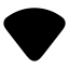 Wifinosignal icon with solid rounded style
