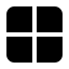Windowsnew icon with solid standard style