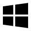 Windowsold icon with solid sharp style