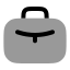 Work icon with bulk rounded style