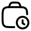 Workhistory icon with stroke rounded style