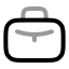 Work icon with twotone rounded style