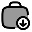 Workupdate icon with duotone rounded style