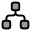 Workflowsquare icon with duotone rounded style