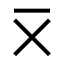Xlinetop icon with stroke sharp style