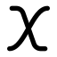Xvariable icon with solid standard style