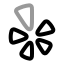 Yelp icon with twotone rounded style