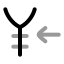 Yenreceive icon with twotone rounded style