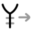 Yensend icon with twotone rounded style