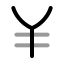 Yen icon with twotone rounded style