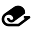 Yogamat icon with solid sharp style