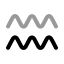 Zodiacaquarius icon with twotone rounded style