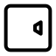 Zoomsquare icon with stroke standard style