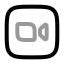Zoomsquare icon with twotone rounded style